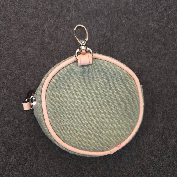 Small Canvas Change Purse with Heart - Picture 5 of 7